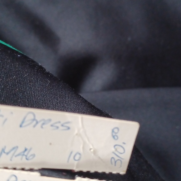 Victor Costa Strapless Satin Retro Striped Cocktail Dress NEW- Sz. 10 - Picture 5 of 9